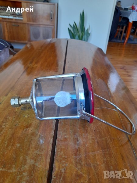 Стара туристическа газова лампа, снимка 1