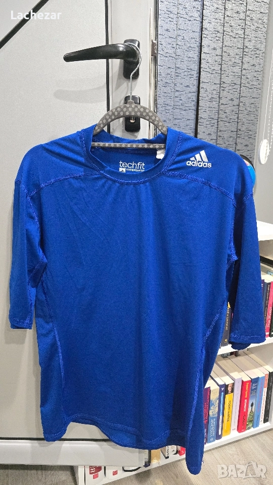 Мъжка спортна тениска AdidasTechfit Xl размер , снимка 1