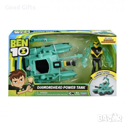 Ексклузивна фигура с бойна машина Ben 10 Diamondhead Tank, снимка 1