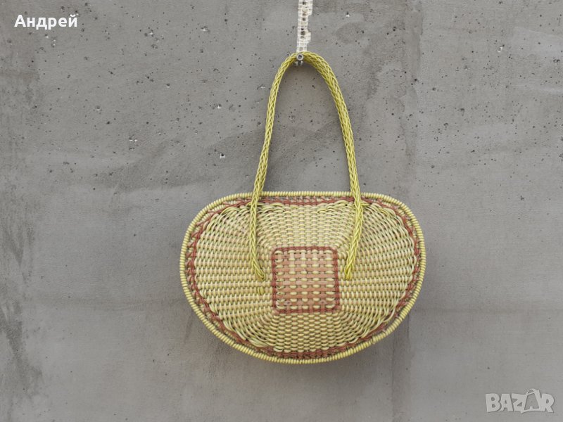 Стара плетена чанта #8, снимка 1