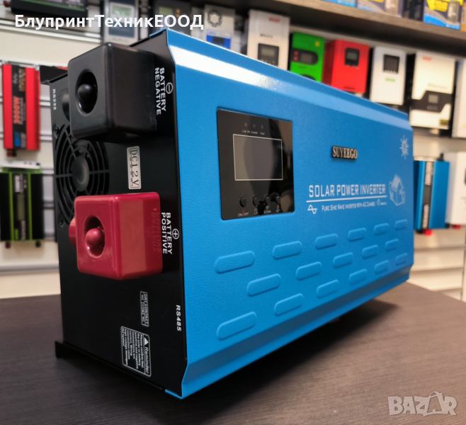 2000W 12V Нискочестотен тороидален инвертор/UPS със зареждане до 30А, снимка 1