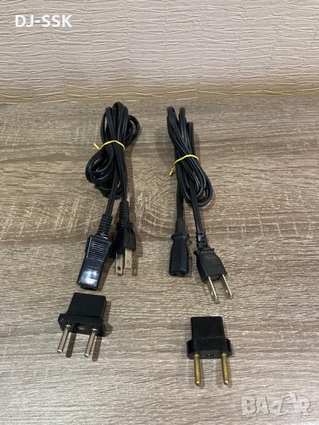 Kawasaki KS-20 + KB205A захранваш кабел За SHARP&SANYO  vintage retro power cord , снимка 1