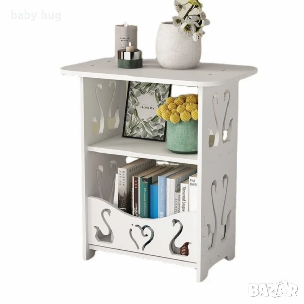 Компактна бяла PVC маса, снимка 1