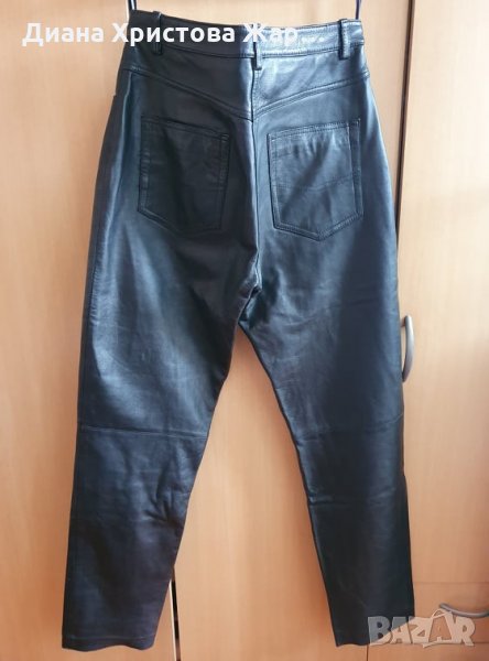 естествена кожа мото панталон р. р 40., снимка 1