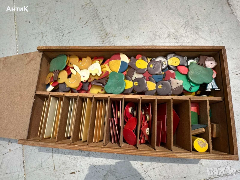 Соц Детски Фигури с Магнит Учтехпром, снимка 1