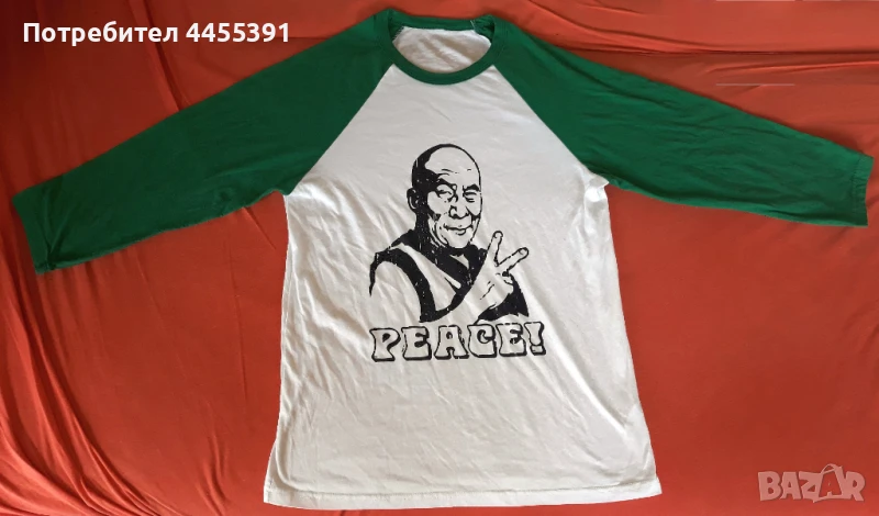 Тениска 14-ият Далай Лама Тензин Гяцо, снимка 1