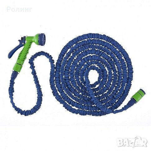 К-т за поливане - разпъващ се маркуч 20м, пистолет със 7 режима и адаптери/67545, снимка 1
