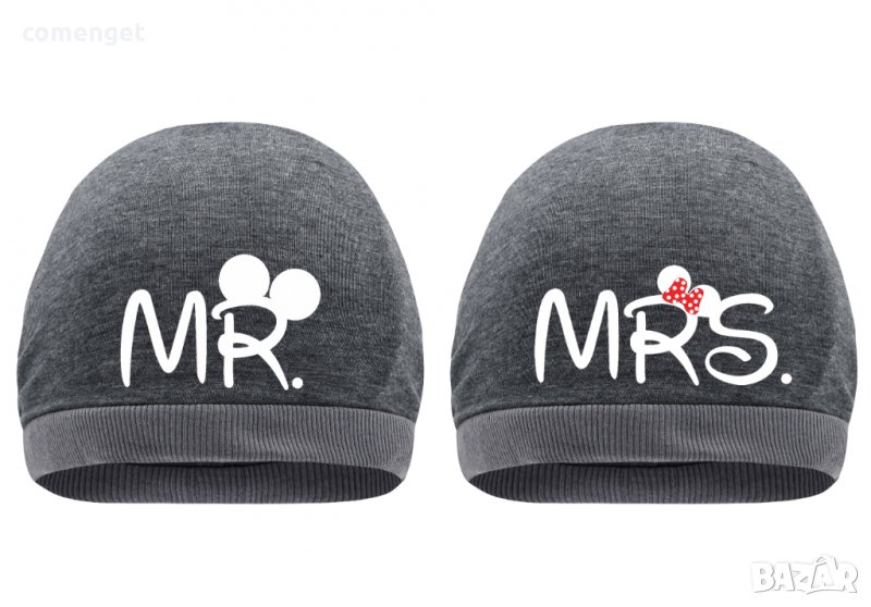 УНИКАЛЕН ПОДАРЪК! За Влюбени! LOVE шапки за двойки MRS & MR!, снимка 1