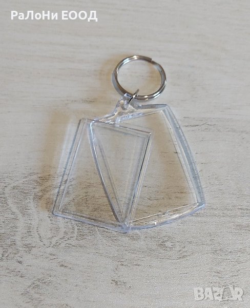 Пластмасов ключодържател с вложка, снимка 1
