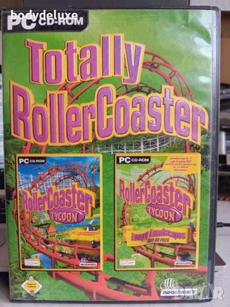 Totally Roller Coaster cd-rom компютърна игра, снимка 1