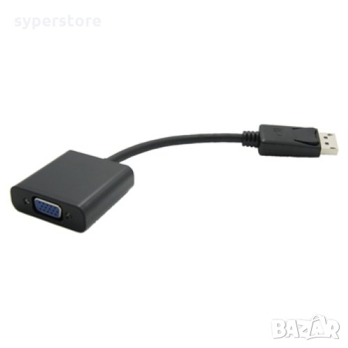 Преходник от DP M към VGA F Digital One SP01198 Адаптер DP M to VGA F, снимка 1