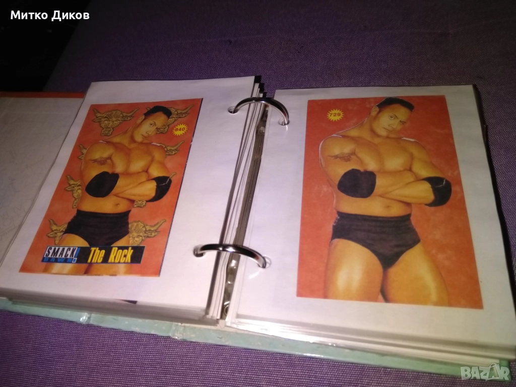 Албум с фотоси 140броя на Скалата Дуейн Джонсън 108х73мм, снимка 1