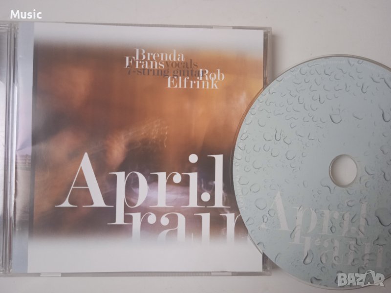 ✅Brenda Frans & Rob Elfrink ‎– April Rain - оригинален диск, снимка 1