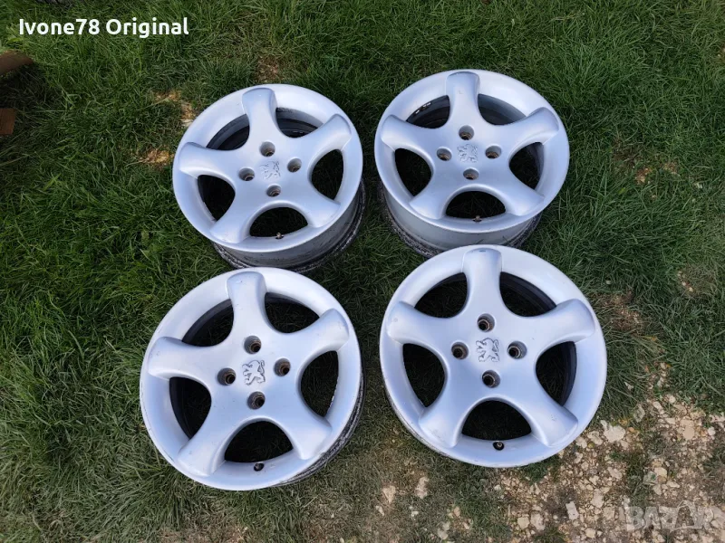 ПРОМО Алуминиеви Джанти за Peugeot Citroen 4x108 15 цола.Отлично състояние., снимка 1