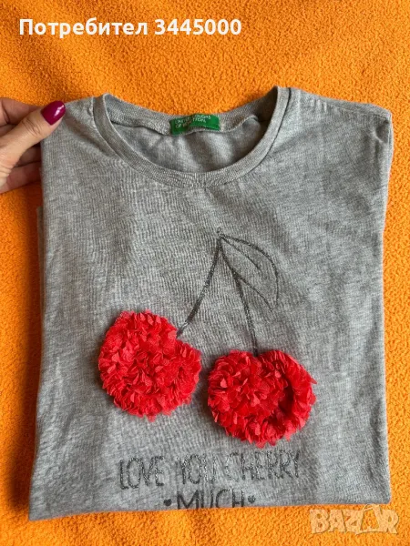 Тениска Benetton, 8-9г., снимка 1