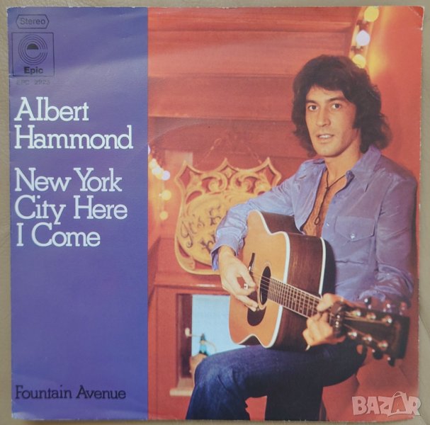 Грамофонни плочи Albert Hammond - New York City Here I Come 7" сингъл, снимка 1