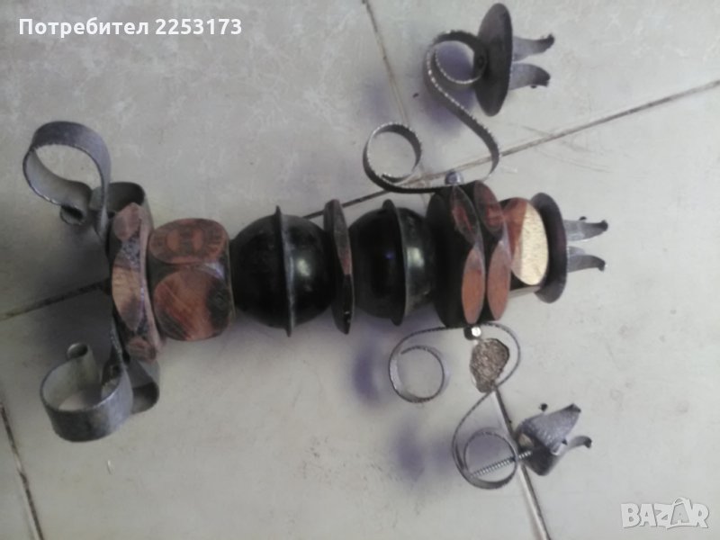 Ръчно изработен свещник, снимка 1