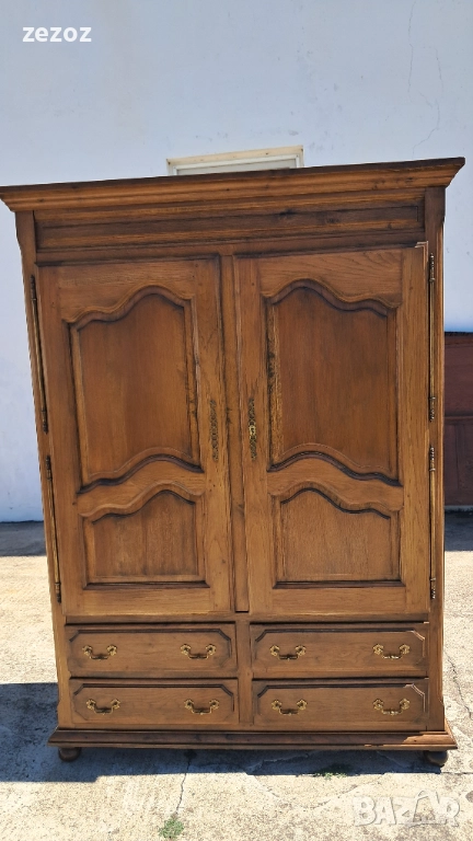 Ретро гардероб масив, снимка 1