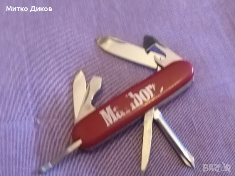 Щвейцарско ножче Викторинокс Марлборо винтидж 7 части, снимка 1