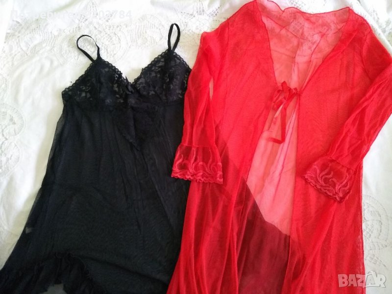 Два лота нощница и халат, снимка 1