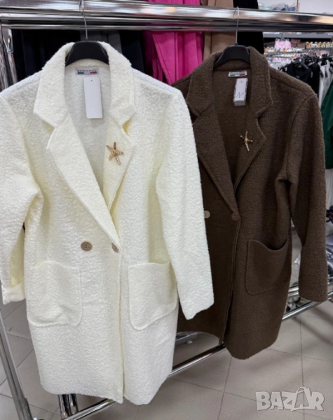 Меки есенни палта от букле  , снимка 1