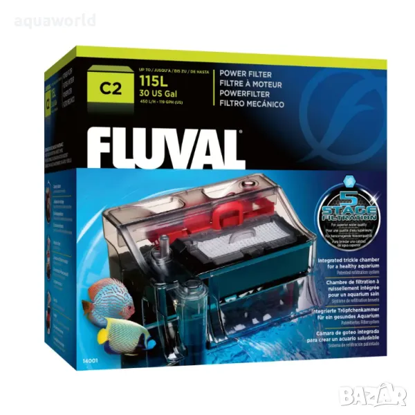 "ПРОМОЦИЯ" Окачен филтър Fluval Power filter C2, снимка 1
