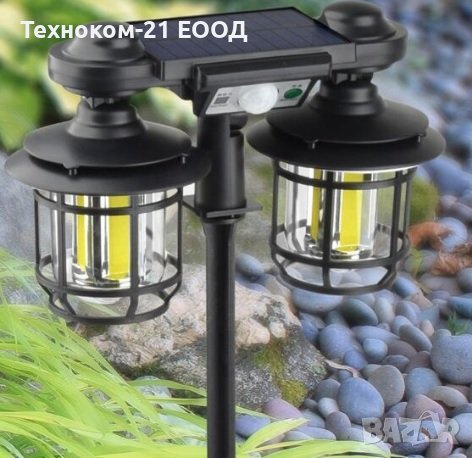 Соларен фенер 192 LED, снимка 1