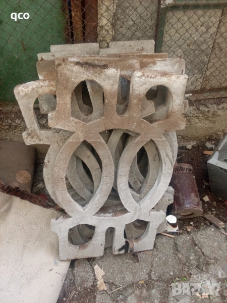 Циментови орнаменти за ограда , снимка 1