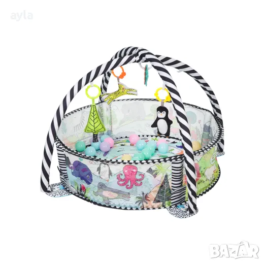 Активна гимнастика с 30 топчета Animals World, снимка 1