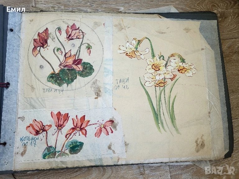 Каталог на рисунки върху емайлирани съдове от соца, снимка 1