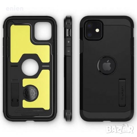 Spigen Tough Armor Удароустойчив кейс за iPhone 11 PRO Black, снимка 9 - Калъфи, кейсове - 31089001