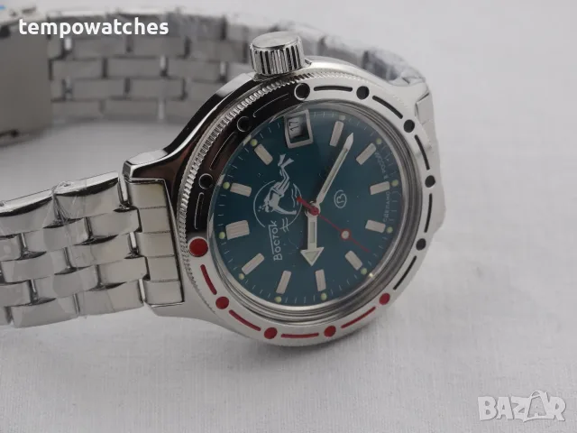 ВОСТОК АМФИБИЯ АВТОМАТИЧЕН-"SCUBA DUDE" ref: 420059, снимка 10 - Мъжки - 43232645