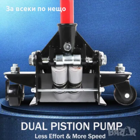 Нископрофилен крик KraftRoyal 4 тона крокодил с две помпи, снимка 2 - Други инструменти - 50335234