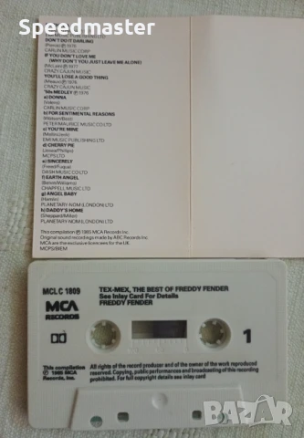 Freddy Fender - Tex Mex.Greatest Hits., снимка 2 - Аудио касети - 51430707