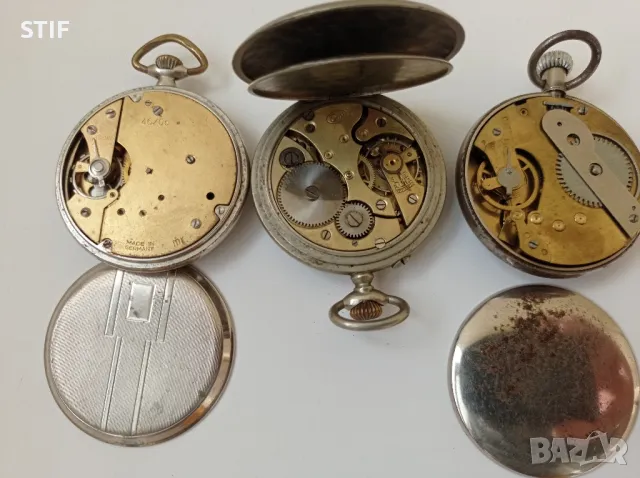 Лот Стари Джобни Часовници , снимка 7 - Джобни - 45160120