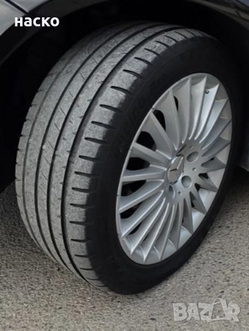 Продавам  оригинални лети джанти с гуми 17 цола за Мерцедес w212, снимка 5 - Гуми и джанти - 51958800