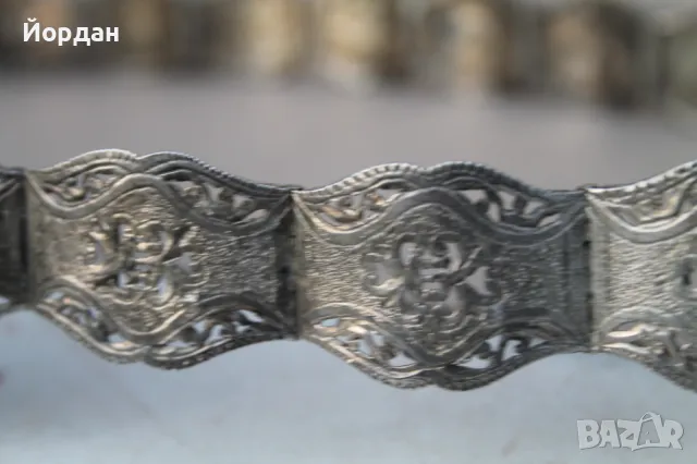 Сребърен колан, снимка 5 - Антикварни и старинни предмети - 48297137