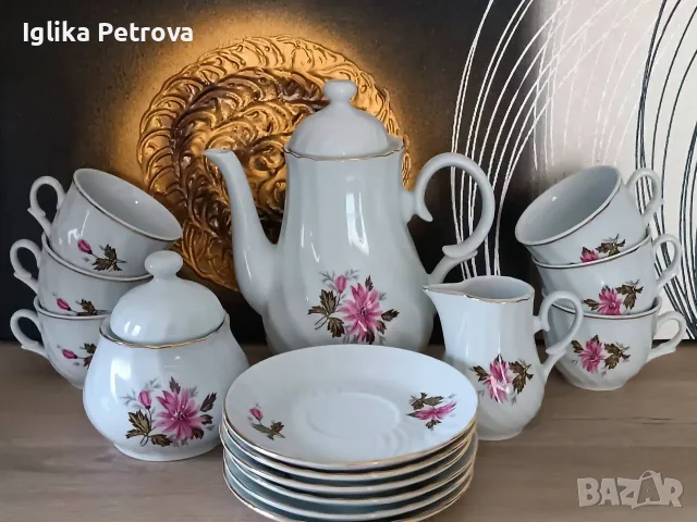 Ретро винтидж сервиз Горски слез 