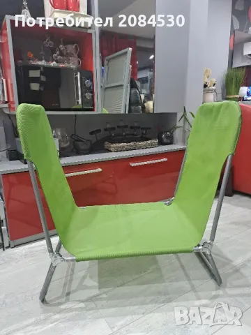 Шезлонг с двустранно регулиране 180/55см, снимка 8 - Градински мебели, декорация  - 49700978