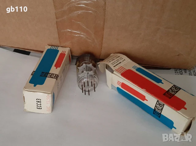 Радиолампи ECC83 RFT - ГДР  			