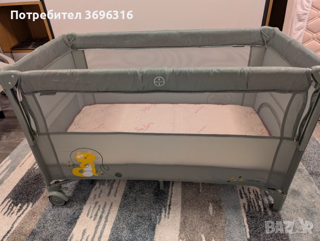 КАТО НОВА: Chipolino кошара на 2 нива с падаща страница Релакс, снимка 2 - Кошарки - 52616204