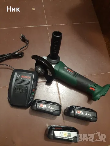 Ъглошлайф и батерии Бош 18v