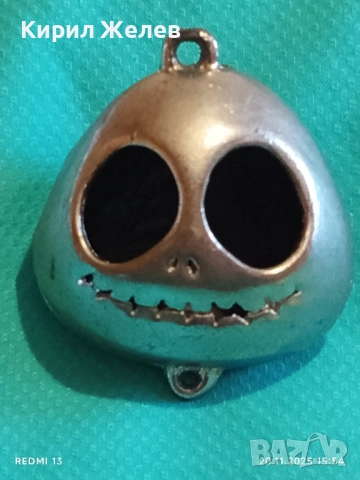 МЕТАЛЕН ТАЛИСМАН с ЛИКА на Джак Скелингтон от Кошмарът преди Коледа 51864