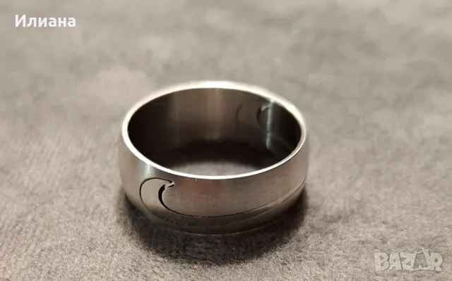 сребърен пръстен Nike 