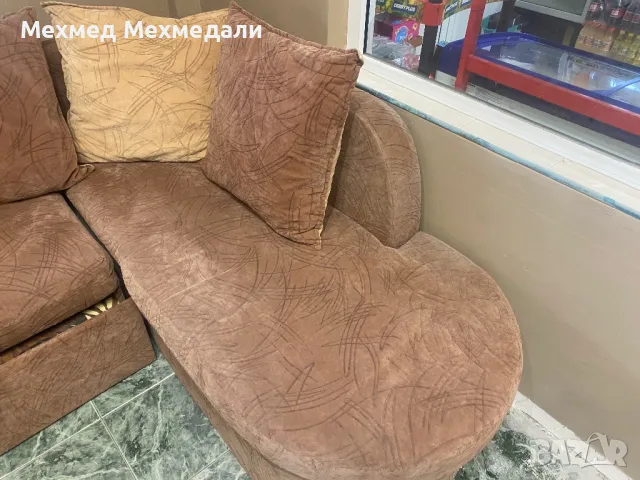 Ъгъл диван и два броя фотьоли , снимка 3 - Дивани и мека мебел - 47751237