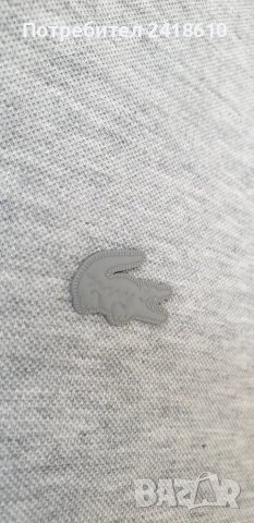 Lacoste 3/4 Zip  Pique Stretch Cotton Slim Fit Mens Size 5 - L НОВО! ОРИГИНАЛ! Мъжка Тениска!, снимка 8 - Тениски - 49924539