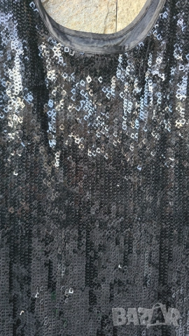 Дамска рокля с паети Vera Lucci размер М, снимка 9 - Рокли - 52860570