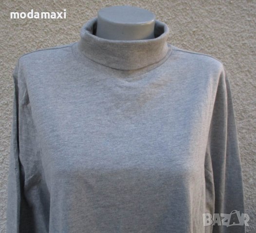 3XL/4XL Ново сиво поло, снимка 2 - Блузи с дълъг ръкав и пуловери - 42667591