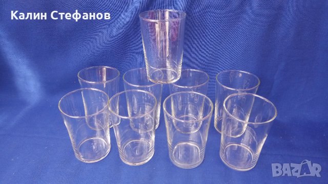Стакани за чай, топлоустойчиви, тънкостенни, полски – 9 бр