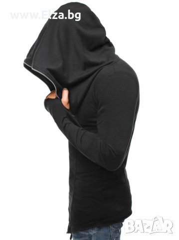 Мъжко горнище "Асасин" - черен, снимка 2 - Суичъри - 38120134